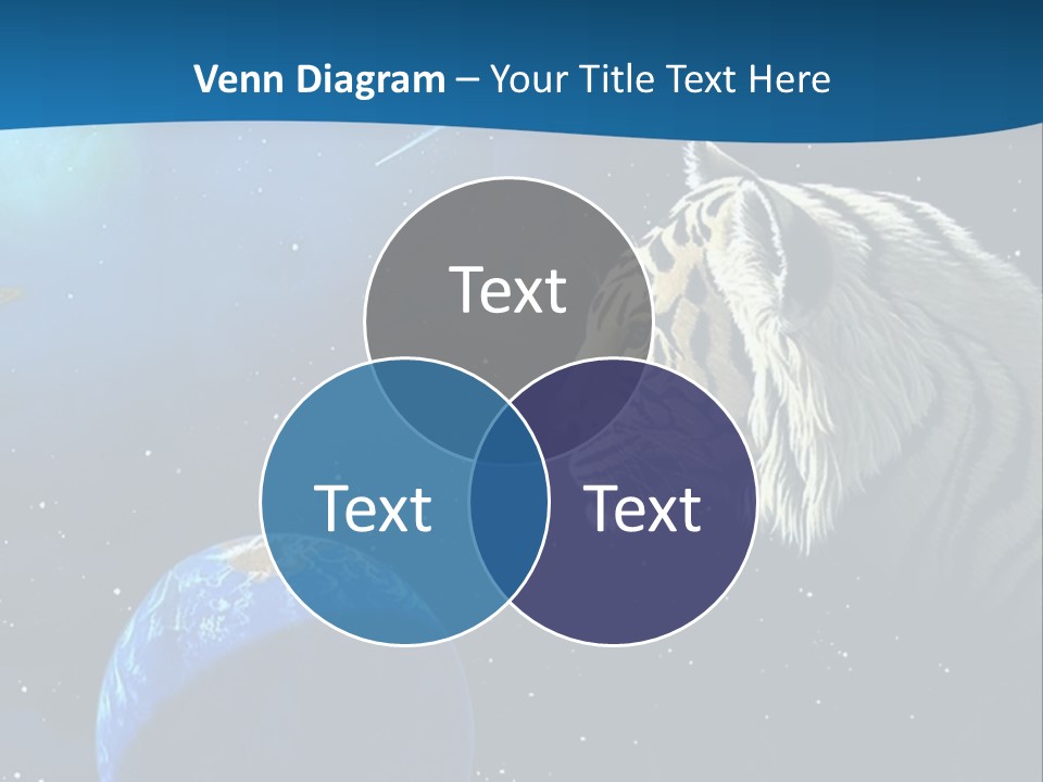Space Lion PowerPoint Template