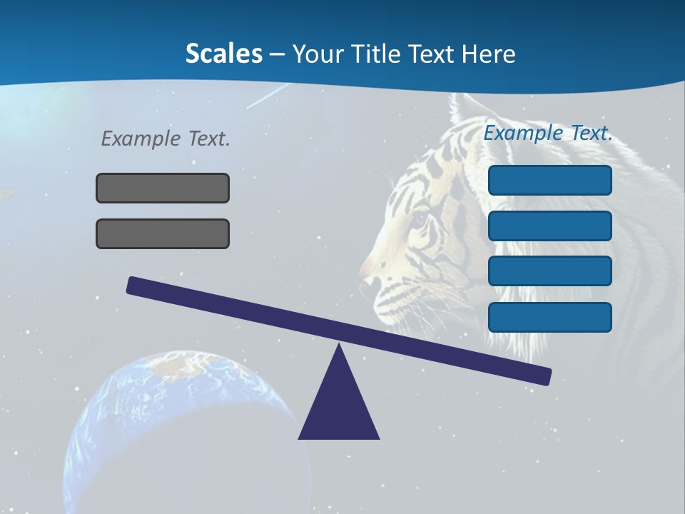 Space Lion PowerPoint Template