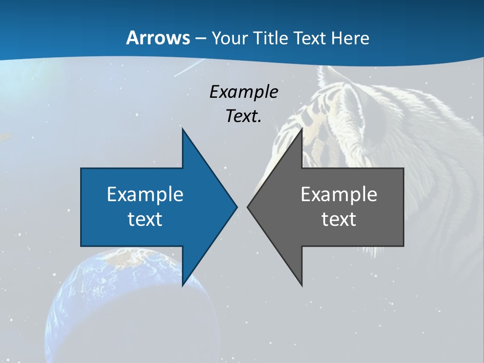 Space Lion PowerPoint Template