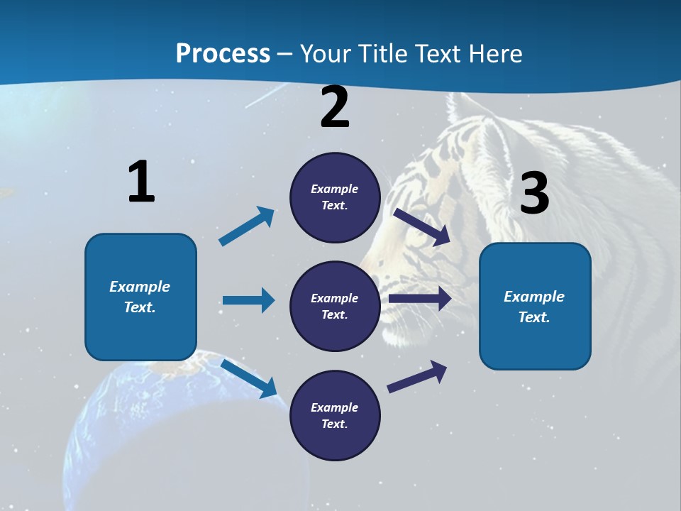 Space Lion PowerPoint Template