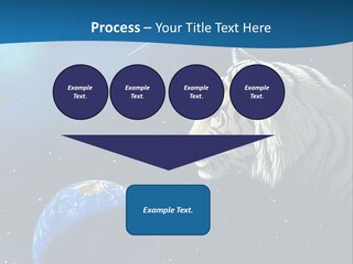 Space Lion PowerPoint Template