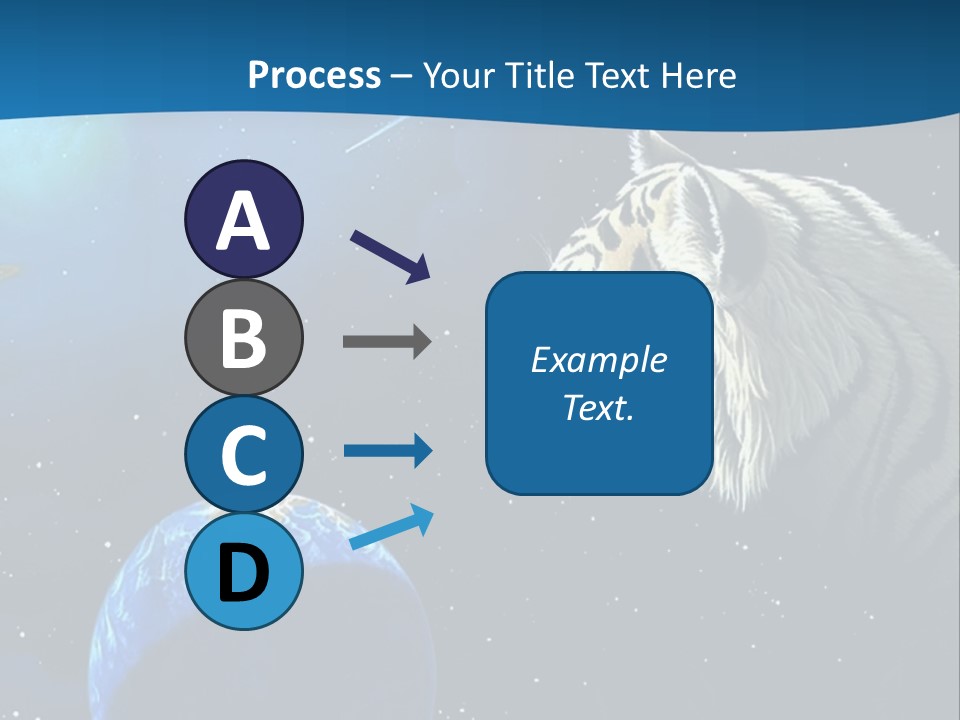 Space Lion PowerPoint Template