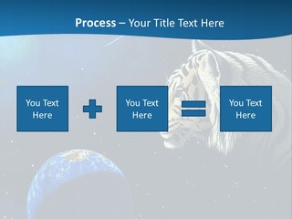 Space Lion PowerPoint Template
