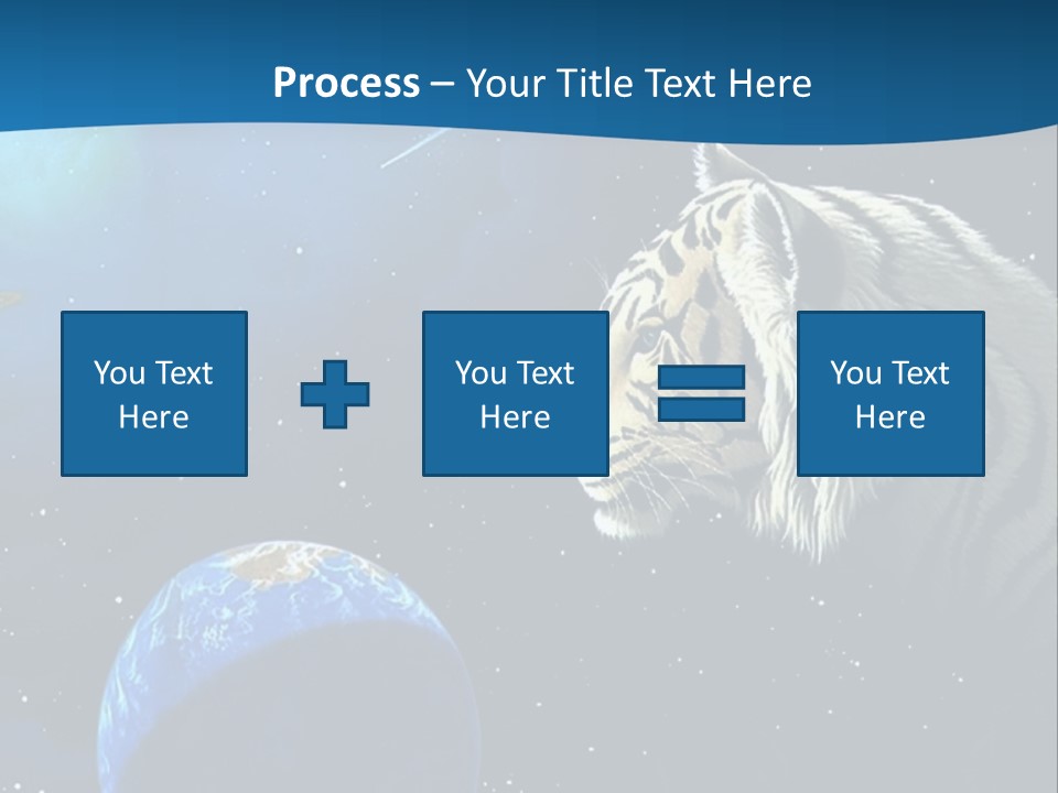 Space Lion PowerPoint Template