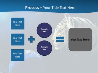 Space Lion PowerPoint Template