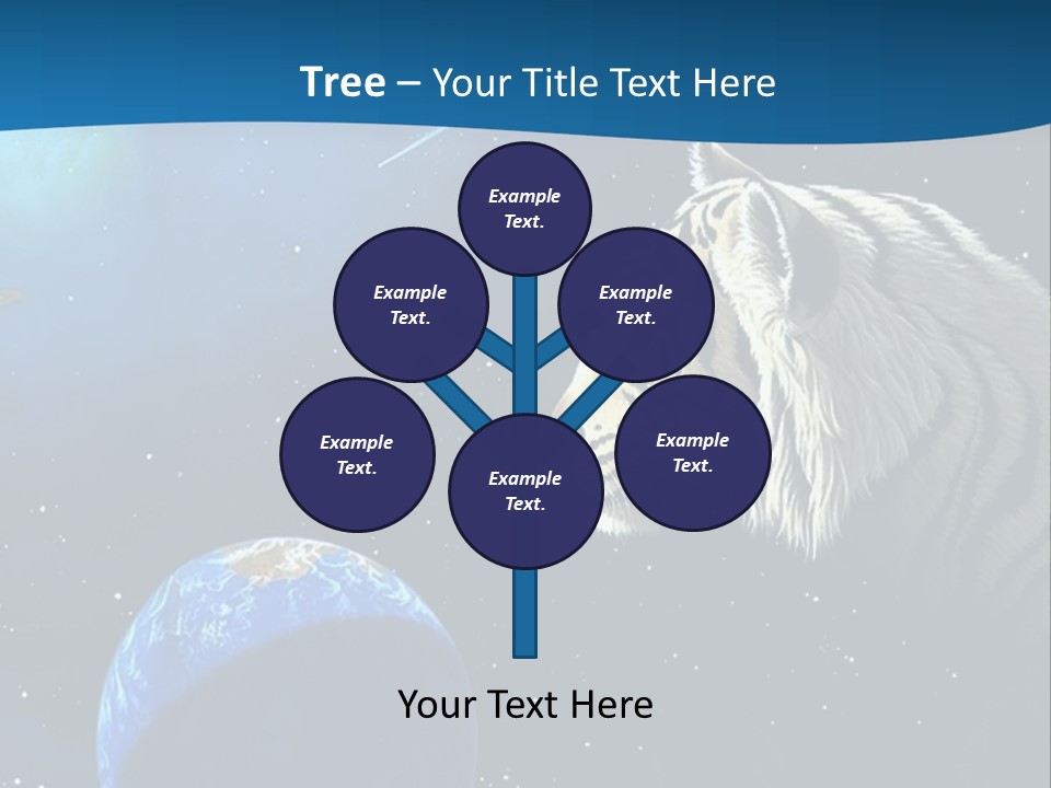 Space Lion PowerPoint Template