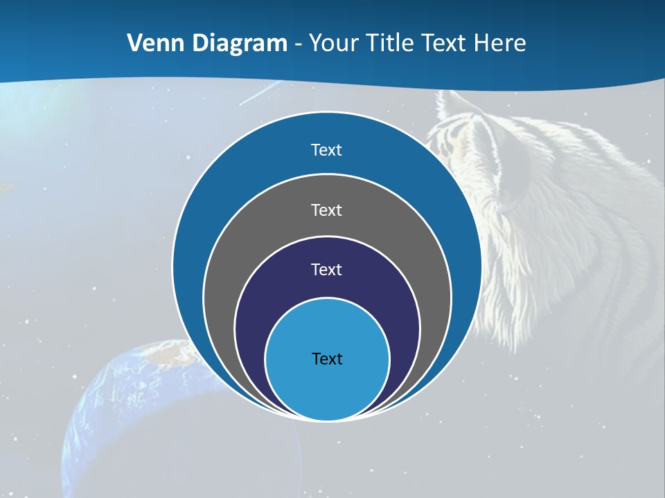 Space Lion PowerPoint Template