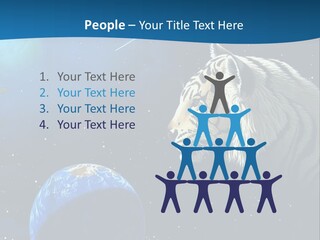 Space Lion PowerPoint Template
