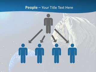 Space Lion PowerPoint Template