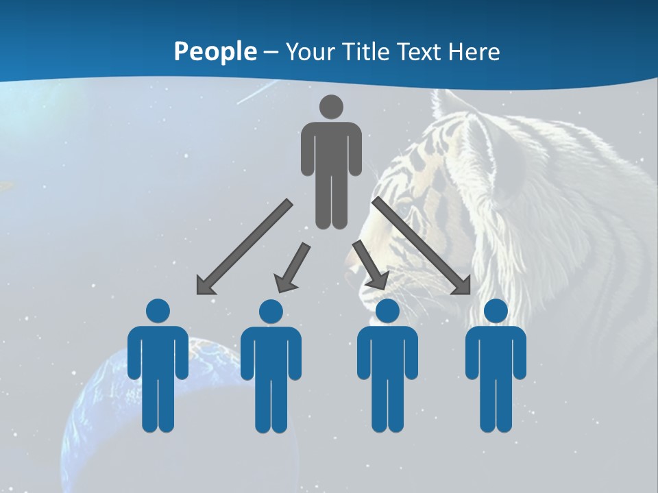 Space Lion PowerPoint Template