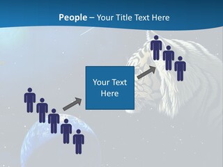 Space Lion PowerPoint Template