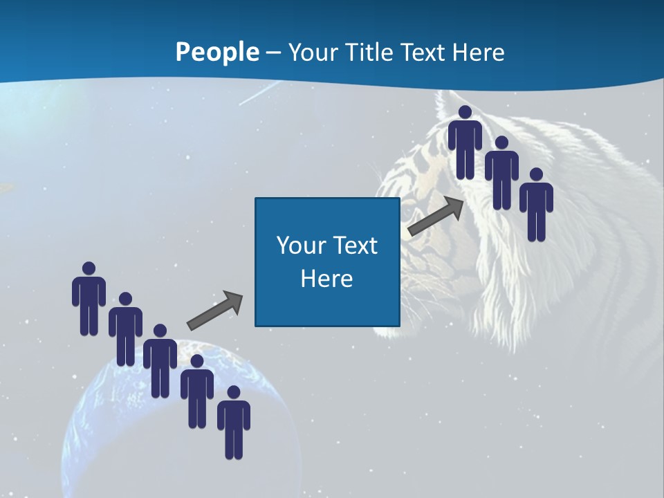 Space Lion PowerPoint Template