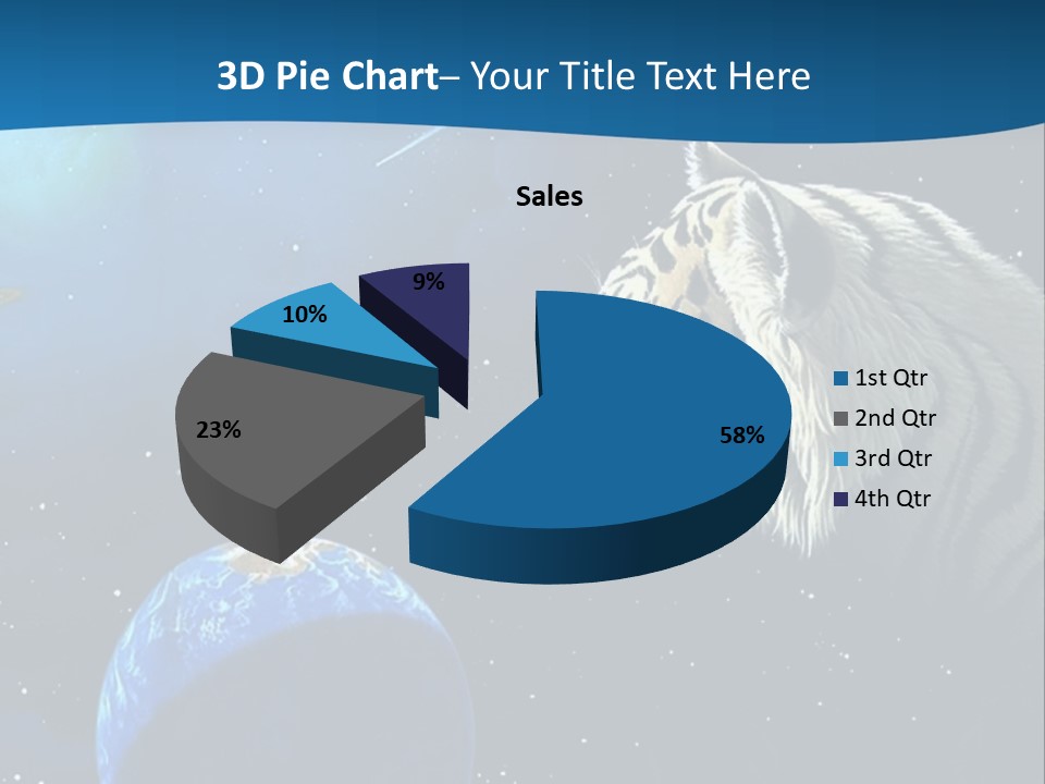Space Lion PowerPoint Template