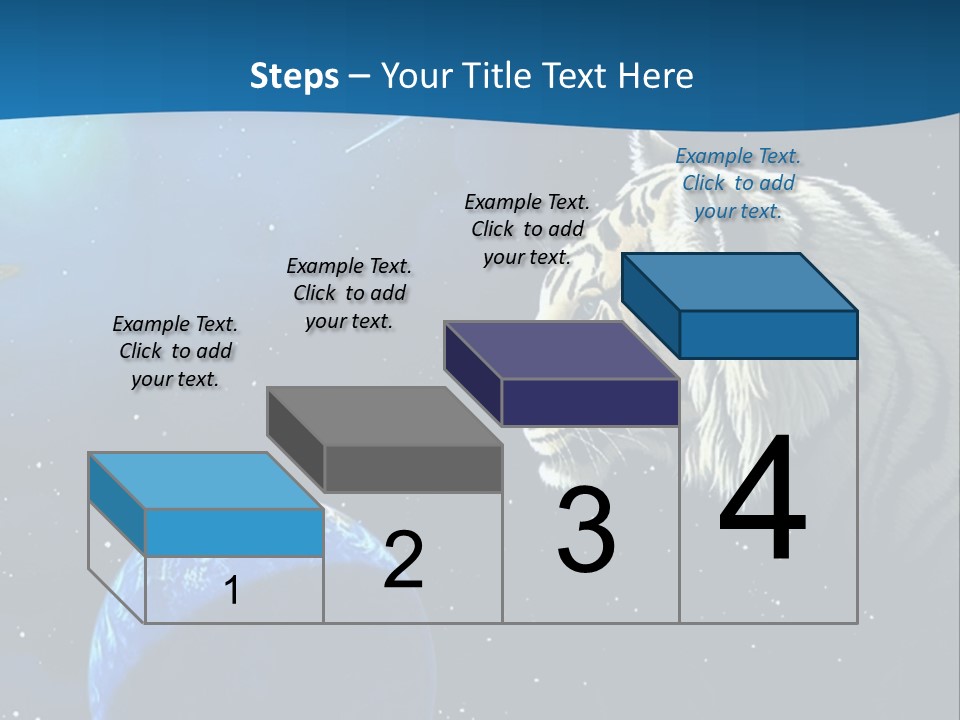 Space Lion PowerPoint Template