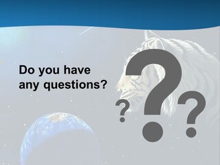 Space Lion PowerPoint Template