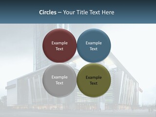 A Picture Of A Large Building With A Sky Background PowerPoint Template