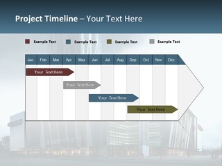 A Picture Of A Large Building With A Sky Background PowerPoint Template