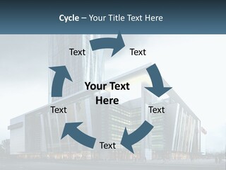 A Picture Of A Large Building With A Sky Background PowerPoint Template