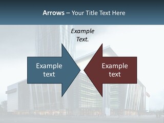 A Picture Of A Large Building With A Sky Background PowerPoint Template