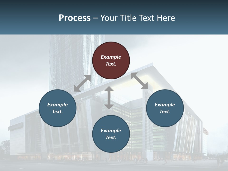 A Picture Of A Large Building With A Sky Background PowerPoint Template