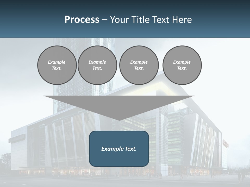 A Picture Of A Large Building With A Sky Background PowerPoint Template