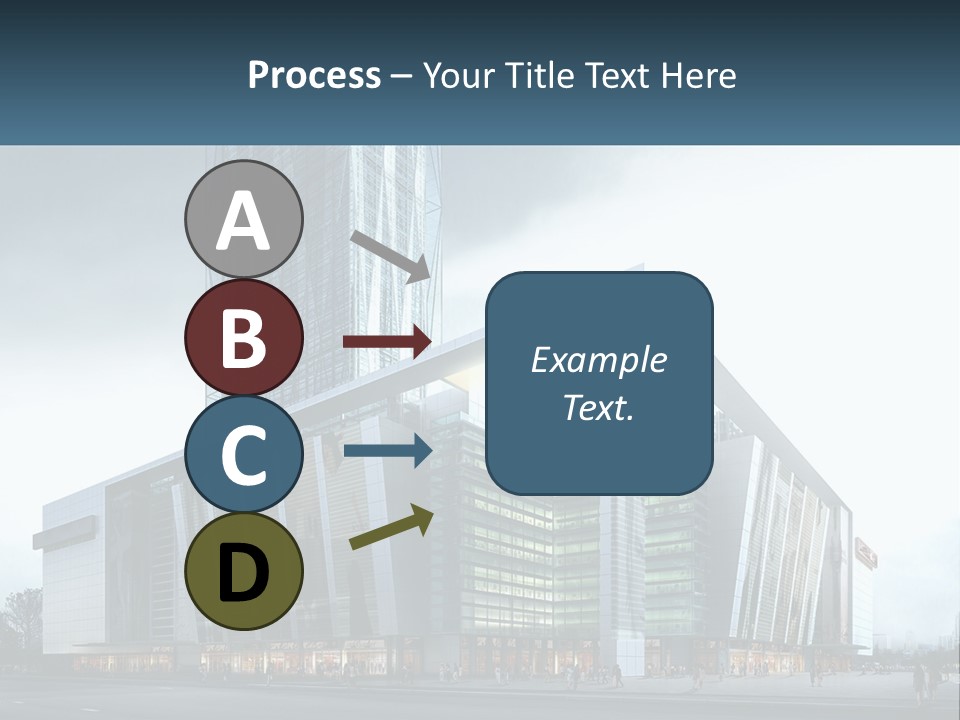 A Picture Of A Large Building With A Sky Background PowerPoint Template