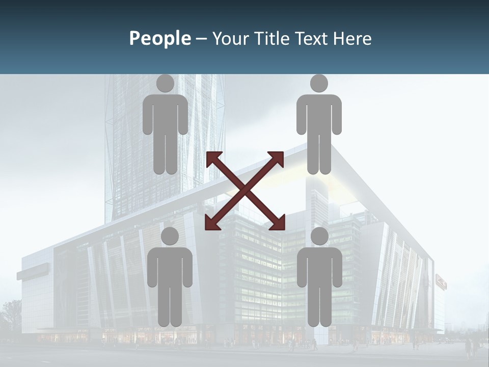 A Picture Of A Large Building With A Sky Background PowerPoint Template