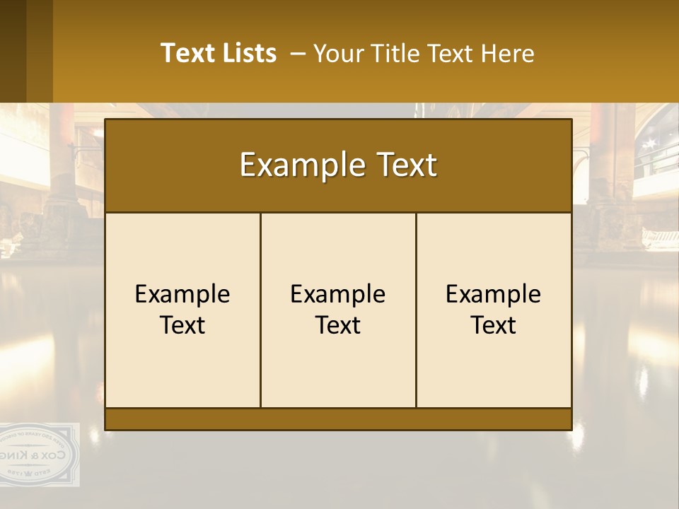 A Large Building With A Pool In The Middle Of It PowerPoint Template