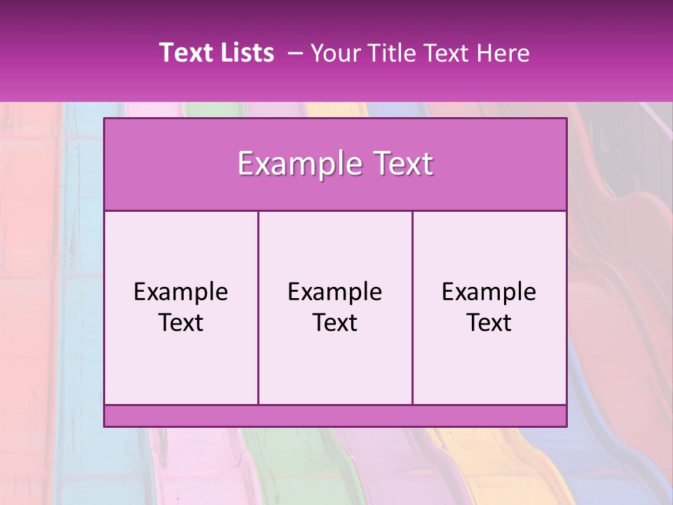 A Bunch Of Colorful Plastic Chairs In A Row PowerPoint Template