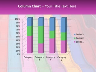 A Bunch Of Colorful Plastic Chairs In A Row PowerPoint Template