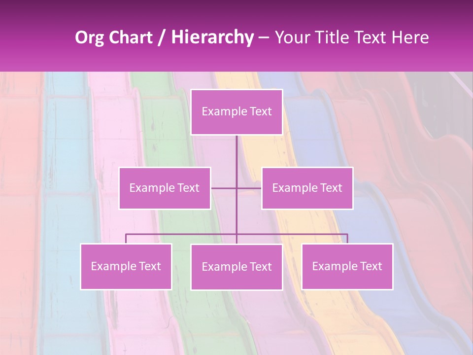 A Bunch Of Colorful Plastic Chairs In A Row PowerPoint Template