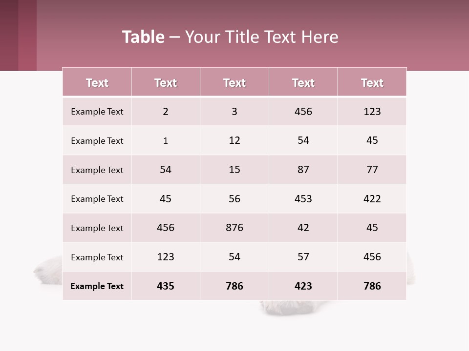 A Dog Laying Down With Its Tongue Out PowerPoint Template