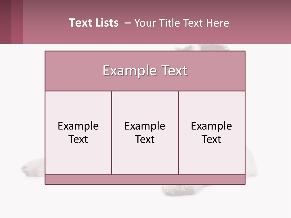 A Dog Laying Down With Its Tongue Out PowerPoint Template