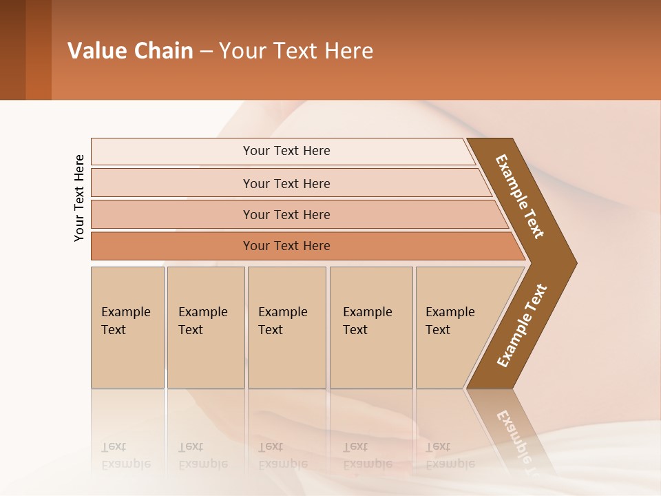 A Pregnant Woman Holding Her Belly In Her Hands PowerPoint Template