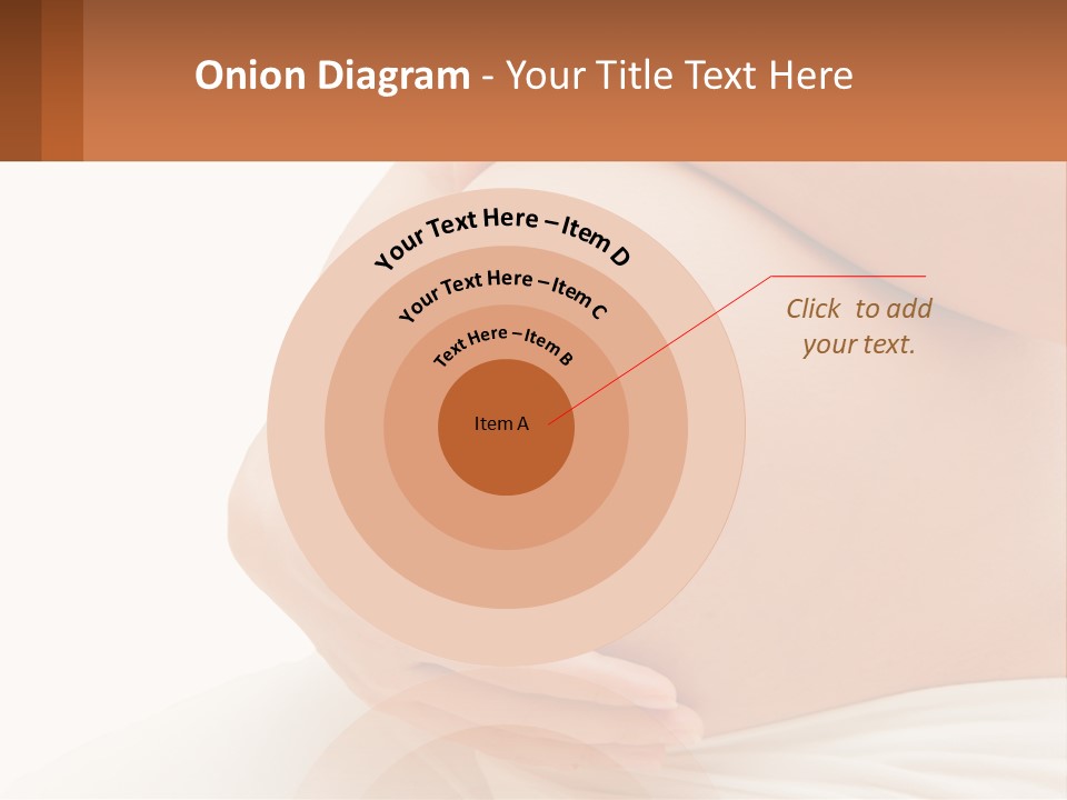 A Pregnant Woman Holding Her Belly In Her Hands PowerPoint Template