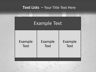 A Group Of People Standing On A Tiled Floor PowerPoint Template