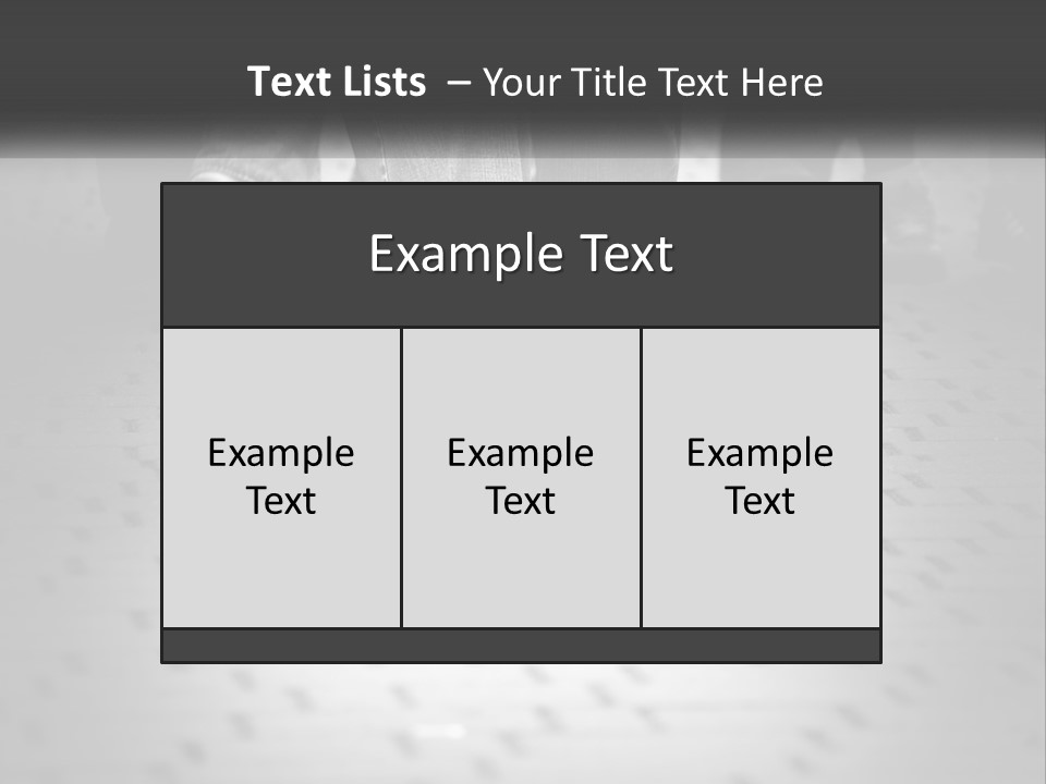A Group Of People Standing On A Tiled Floor PowerPoint Template