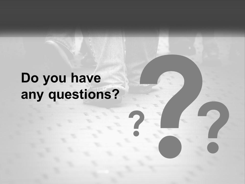 A Group Of People Standing On A Tiled Floor PowerPoint Template