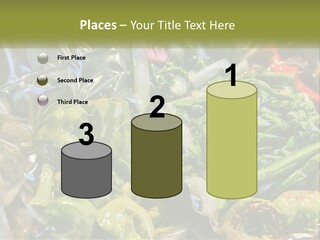 A Variety Of Vegetables Are Wrapped In Plastic PowerPoint Template