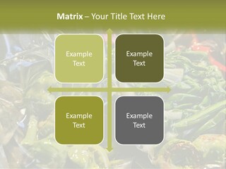 A Variety Of Vegetables Are Wrapped In Plastic PowerPoint Template