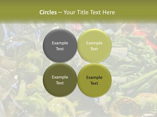 A Variety Of Vegetables Are Wrapped In Plastic PowerPoint Template