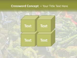 A Variety Of Vegetables Are Wrapped In Plastic PowerPoint Template