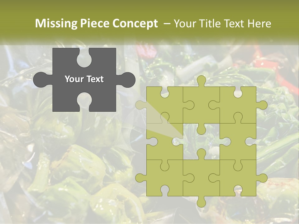 A Variety Of Vegetables Are Wrapped In Plastic PowerPoint Template