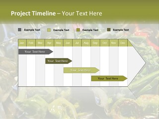 A Variety Of Vegetables Are Wrapped In Plastic PowerPoint Template