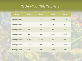 A Variety Of Vegetables Are Wrapped In Plastic PowerPoint Template