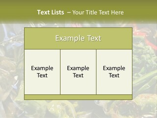 A Variety Of Vegetables Are Wrapped In Plastic PowerPoint Template