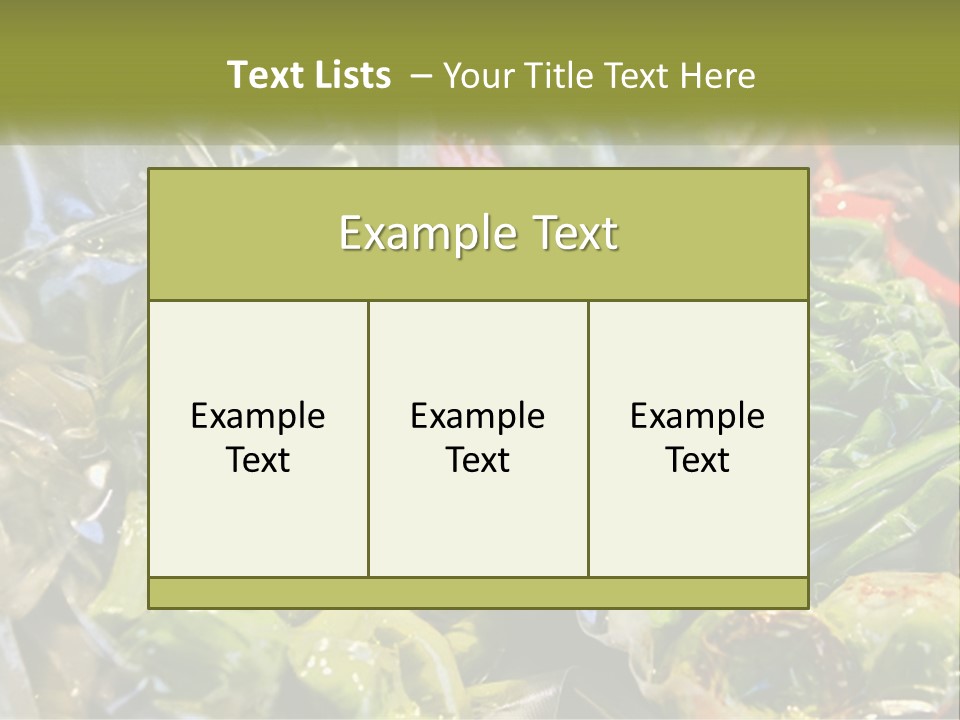 A Variety Of Vegetables Are Wrapped In Plastic PowerPoint Template