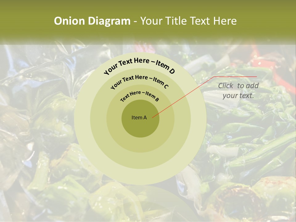 A Variety Of Vegetables Are Wrapped In Plastic PowerPoint Template