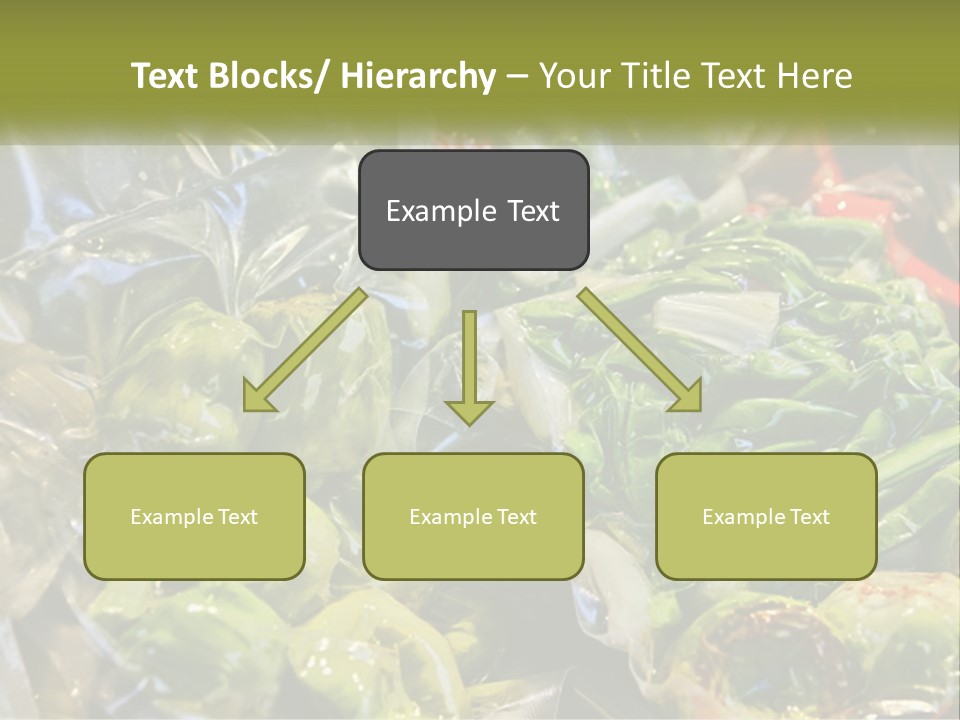 A Variety Of Vegetables Are Wrapped In Plastic PowerPoint Template