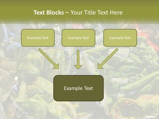 A Variety Of Vegetables Are Wrapped In Plastic PowerPoint Template